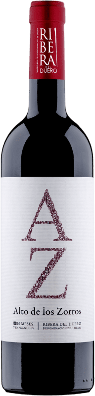 11,95 € Envoi gratuit | Vin rouge Solterra AZ Alto de los Zorros 10 Meses D.O. Ribera del Duero Castille et Leon Espagne Tempranillo Bouteille 75 cl