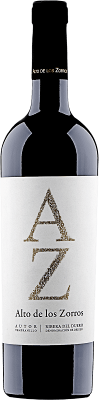 27,95 € Envío gratis | Vino tinto Solterra AZ Alto de los Zorros Autor D.O. Ribera del Duero Castilla y León España Tempranillo Botella 75 cl
