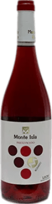 55,95 € Envío gratis | Caja de 12 unidades Vino Rosado Cepas Leonesas Monte Isla D.O. León Castilla y León España Prieto Picudo 75 cl