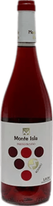 55,95 € Free Shipping | 12 units box Rosé Wine Cepas Leonesas Monte Isla D.O. León Castilla y León Spain Prieto Picudo 75 cl