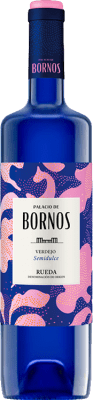 9,95 € 免费送货 | 白起泡酒 Palacio de Bornos 半干半甜 西班牙 瓶子 75 cl