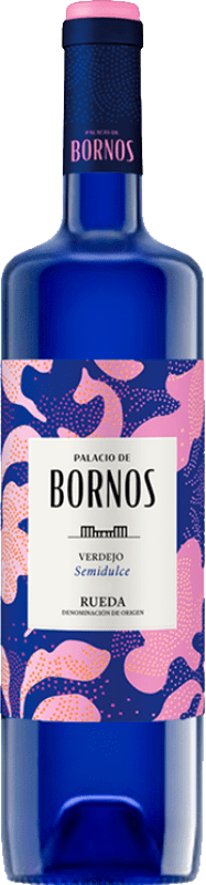 9,95 € 送料無料 | 白スパークリングワイン Palacio de Bornos セミドライ セミスイート スペイン ボトル 75 cl