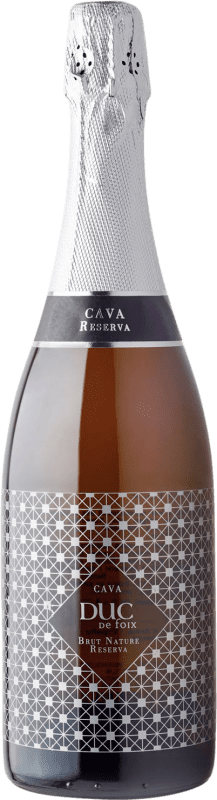 16,95 € Spedizione Gratuita | Spumante bianco Covides Duc de Foix Brut Nature Riserva D.O. Cava Catalogna Spagna Bottiglia 75 cl