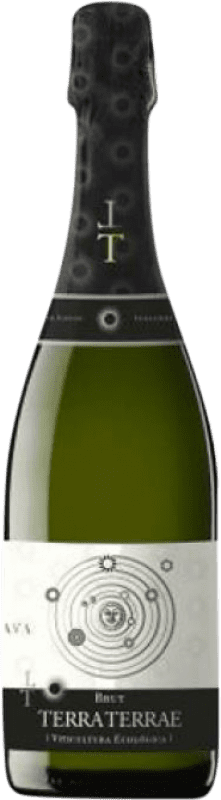 12,95 € Spedizione Gratuita | Spumante Bianco Covides Terra Terrae Brut D.O. Cava Catalogna Spagna Eco — Biologico 75 cl