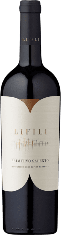 9,95 € Бесплатная доставка | Красное вино a6mani Lifili I.G.T. Salento Апулия Италия Primitivo бутылка 75 cl