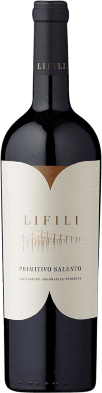 10,95 € Envio grátis | Vinho tinto a6mani Lifili I.G.T. Salento Puglia Itália Primitivo Garrafa 75 cl