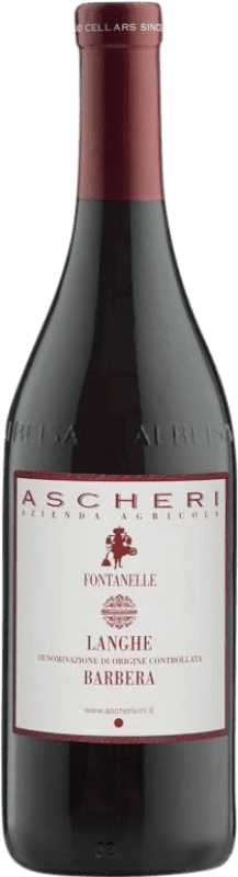 15,95 € Envio grátis | Vinho Tinto Ascheri Fontanelle D.O.C. Langhe Piemonte Itália Barbera 75 cl