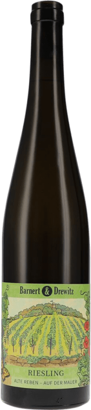 22,95 € Бесплатная доставка | Белое вино Barnert & Drewitz Alte Reben Auf der Mauer сухой Германия Riesling бутылка 75 cl
