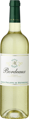 9,95 € Kostenloser Versand | Weißwein Philippe de Rothschild Blanc Trocken A.O.C. Bordeaux Bordeaux Frankreich Sauvignon Weiß, Sémillon, Muscadelle Flasche 75 cl