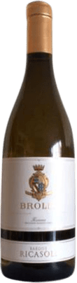 26,95 € Envío gratis | Vino blanco Barone Ricasoli Brolio Bianco Seco I.G.T. Toscana Toscana Italia Malvasía, Trebbiano, Chardonnay, Sauvignon Blanca Botella 75 cl