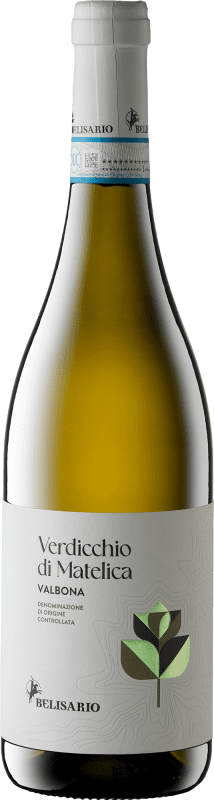 10,95 € Бесплатная доставка | Белое вино Cantine Belisario Valbona сухой D.O.C. Verdicchio di Matelica Эмилия-Романья Италия Verdicchio бутылка 75 cl