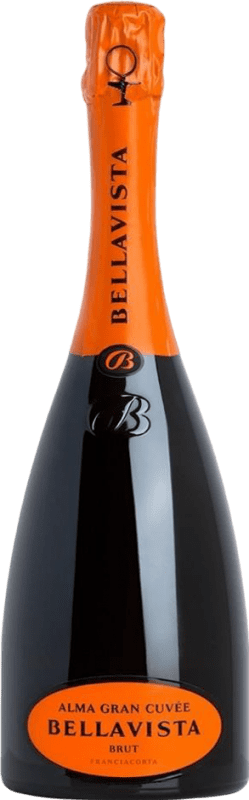 78,95 € Kostenloser Versand | Weißer Sekt Bellavista La Scala Vintage Brut D.O.C.G. Franciacorta Lombardei Italien Spätburgunder, Chardonnay Flasche 75 cl