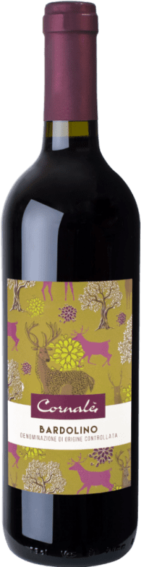 8,95 € Spedizione Gratuita | Vino Rosso Bennati Cornalé Seco — Secco D.O.C. Bardolino Veneto Italia Bottiglia 75 cl