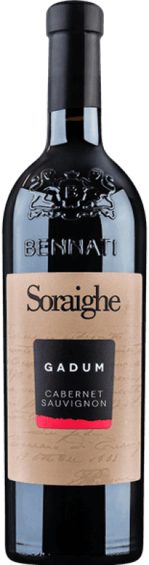 14,95 € Envio grátis | Vinho tinto Bennati Gadum Seco I.G.T. Veneto Vêneto Itália Cabernet Sauvignon Garrafa 75 cl