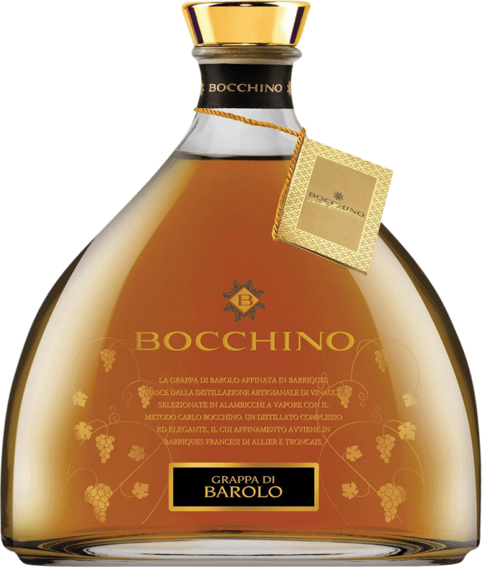 98,95 € Envio grátis | Grappa Bocchino Barrica D.O.C.G. Barolo Piemonte Itália Nebbiolo Garrafa 70 cl