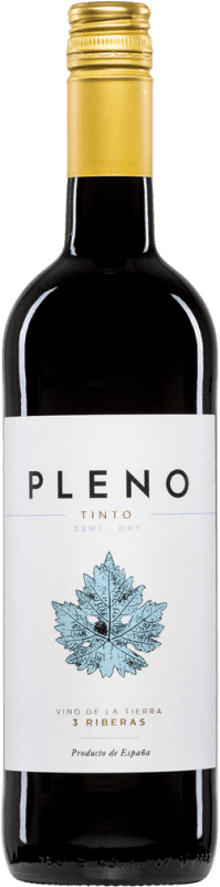 8,95 € Envío gratis | Vino tinto Agronavarra Pleno Semi-Seco Semi-Dulce I.G.P. Vino de la Tierra 3 Riberas España Tempranillo Botella 75 cl