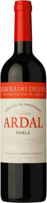 19,95 € Envio grátis | Vinho tinto Balbás Ardal Tradición Seco Carvalho D.O. Ribera del Duero Espanha Tempranillo, Cabernet Sauvignon Garrafa 75 cl