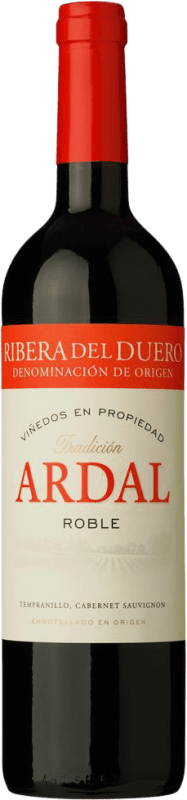 19,95 € 送料無料 | 赤ワイン Balbás Ardal Tradición ドライ オーク D.O. Ribera del Duero スペイン Tempranillo, Cabernet Sauvignon ボトル 75 cl