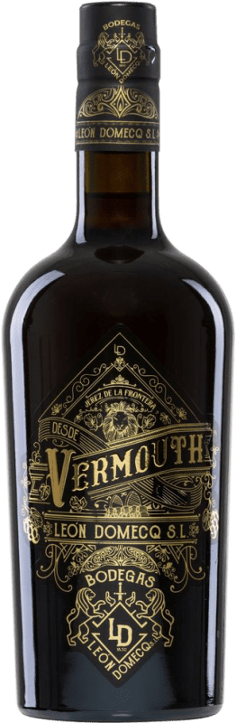 29,95 € Envio grátis | Vermute León Domecq Señorío de Callao Seco Espanha Palomino Fino, Pedro Ximénez Garrafa 75 cl