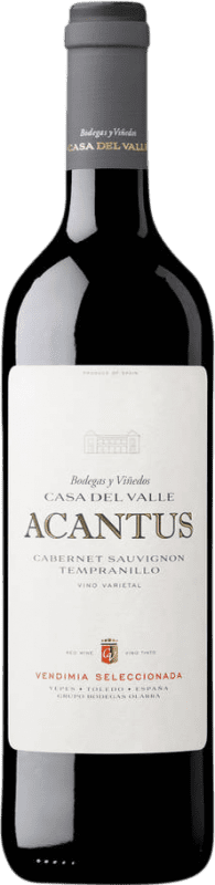 7,95 € Free Shipping | Red wine Olarra Acantus Cabernet Sauvignon Tempranillo Oak Chile Tempranillo, Cabernet Sauvignon Bottle 75 cl