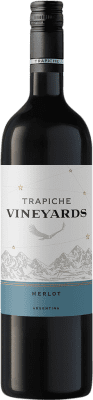 8,95 € Envío gratis | Vino Tinto Trapiche Seco I.G. Mendoza Mendoza Argentina Merlot 75 cl
