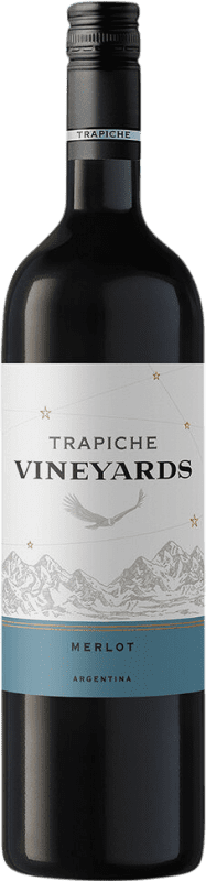 8,95 € Бесплатная доставка | Красное вино Trapiche Seco — Сухое I.G. Mendoza Мендоса Аргентина Merlot — Мерло 75 cl