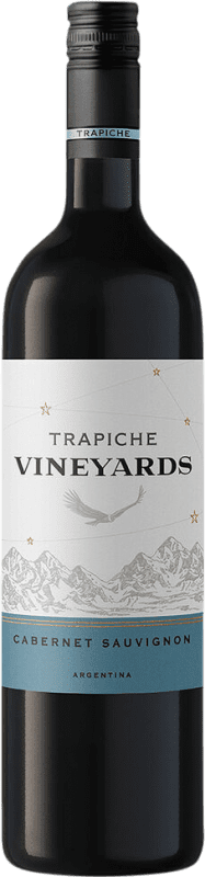 8,95 € Envío gratis | Vino Tinto Trapiche Seco I.G. Mendoza Mendoza Argentina Cabernet Sauvignon Botella 75 cl