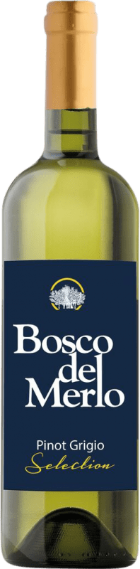 12,95 € Kostenloser Versand | Weißwein Bosco del Merlo Selection I.G.T. Veneto Venetien Italien Grauburgunder Flasche 75 cl