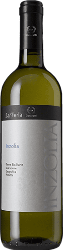 7,95 € Envío gratis | Vino blanco Canicatti La Ferla D.O.C. Sicilia Sicilia Italia Insolia Botella 75 cl