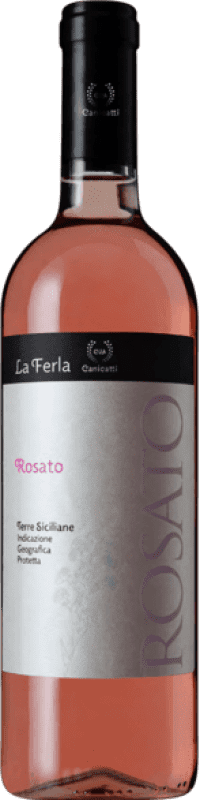 8,95 € Envío gratis | Vino rosado Canicatti La Ferla Rosato D.O.C. Sicilia Sicilia Italia Botella 75 cl