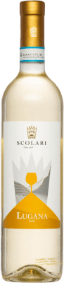 17,95 € Envío gratis | Vino blanco Cantine Scolari Visual Seco D.O.C. Lugana Veneto Italia Trebbiano di Lugana Botella 75 cl