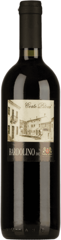 8,95 € Spedizione Gratuita | Vino Rosso Bennati Corte Pitora Seco — Secco D.O.C. Bardolino Veneto Italia Merlot, Corvina, Rondinella, Molinara Bottiglia 75 cl