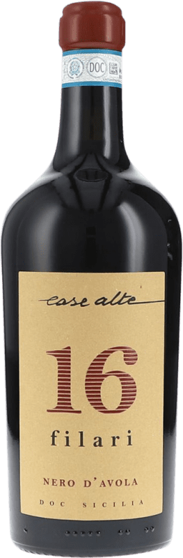 23,95 € Envoi gratuit | Vin rouge Case Alte 16 Filari Sec D.O.C. Sicilia Sicile Italie Nero d'Avola Bouteille 75 cl