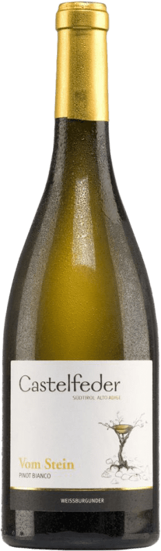 16,95 € Free Shipping | White wine Castelfeder Vom Stein Dry D.O.C. Trentino Trentino Italy Pinot White Bottle 75 cl