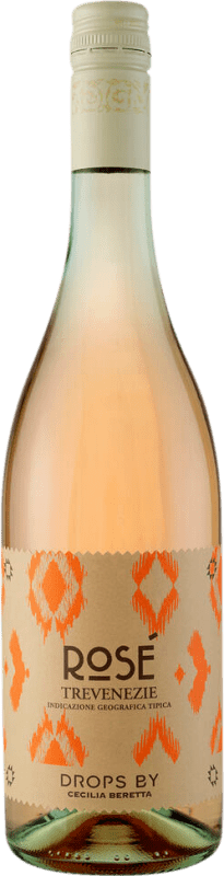 12,95 € Spedizione Gratuita | Vino rosato Cecilia Beretta Drops Rosé I.G.T. Trevenezie Italia Corvina Bottiglia 75 cl