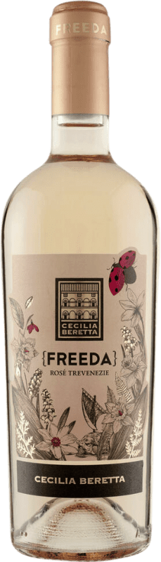 13,95 € Envío gratis | Vino rosado Cecilia Beretta Freeda Rosé Seco I.G.T. Trevenezie Italia Corvina, Carmenère, Sauvignon Botella 75 cl