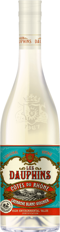 12,95 € Free Shipping | White Wine Cellier des Dauphins A.O.C. Côtes du Rhône Rhône France Garnacha — Grenache, Viognier 75 cl