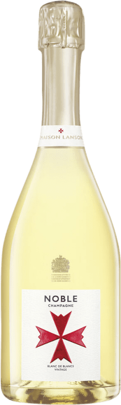 261,95 € Kostenloser Versand | Weißer Sekt Lanson Noble Blanc de Blancs A.O.C. Champagne Champagner Frankreich Flasche 75 cl