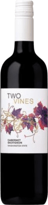 12,95 € Envio grátis | Vinho tinto Columbia Crest Two Vines Washington Estados Unidos Cabernet Sauvignon Garrafa 75 cl