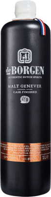 52,95 € Kostenloser Versand | Whiskey Single Malt De Borgen Niederlande Flasche 1 L
