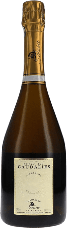 289,95 € Free Shipping | White sparkling De Sousa Cuvée des Caudalies Millésime Grand Cru Extra Brut A.O.C. Champagne Champagne France Chardonnay Bottle 75 cl