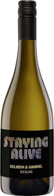 13,95 € Free Shipping | White Wine Delheim Staying Alive & Hammel I.G. Stellenbosch Stellenbosch South Africa Riesling 75 cl