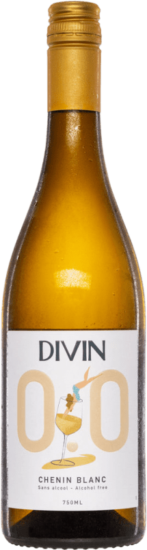 16,95 € Free Shipping | White Wine Divin NoLow Semiseco — Semi Dry I.G.P. Val de Loire Loire France Chenin 75 cl 0.0 Zero Zero Alcohol-Free