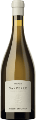 34,95 € Kostenloser Versand | Weißwein Domaine Hubert Brochard Les Trois Côteaux Caillotes Blanc A.O.C. Sancerre Frankreich Sauvignon Weiß Flasche 75 cl