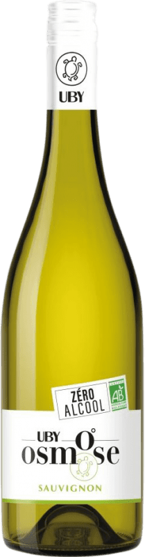 17,95 € Kostenloser Versand | Weißwein Domaine Uby Osmose Trocken Frankreich Sauvignon Weiß Flasche 75 cl Alkoholfrei