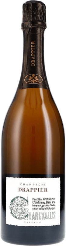 78,95 € Kostenloser Versand | Weißer Sekt Drappier Clarevallis Trocken A.O.C. Champagne Champagner Frankreich Spätburgunder, Pinot Meunier Flasche 75 cl