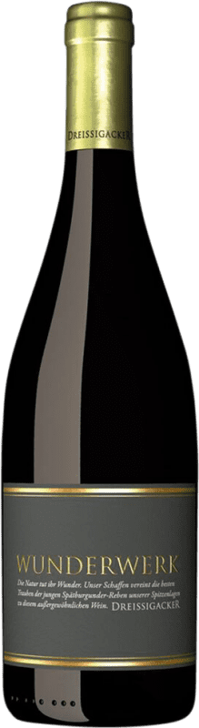 79,95 € Envío gratis | Vino Tinto Dreissigacker Wunderwerk Trocken — Seco Q.b.A. Rheinhessen Rheinhessen Alemania Pinot Negro Botella 75 cl
