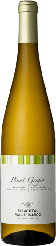 18,95 € Envío gratis | Vino blanco Eisacktal D.O.C. Trentino Trentino Italia Pinot Gris Botella 75 cl