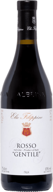 14,95 € Kostenloser Versand | Rotwein Elio Filippino Gentile Rosso Halbtrocken Halbsüß Piemont Italien Merlot, Barbera Flasche 75 cl