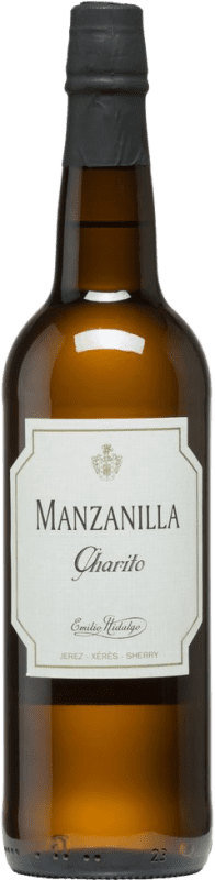 15,95 € Бесплатная доставка | Белое вино Emilio Hidalgo Manzanilla Charito сухой D.O. Jerez-Xérès-Sherry Испания Palomino Fino бутылка 75 cl